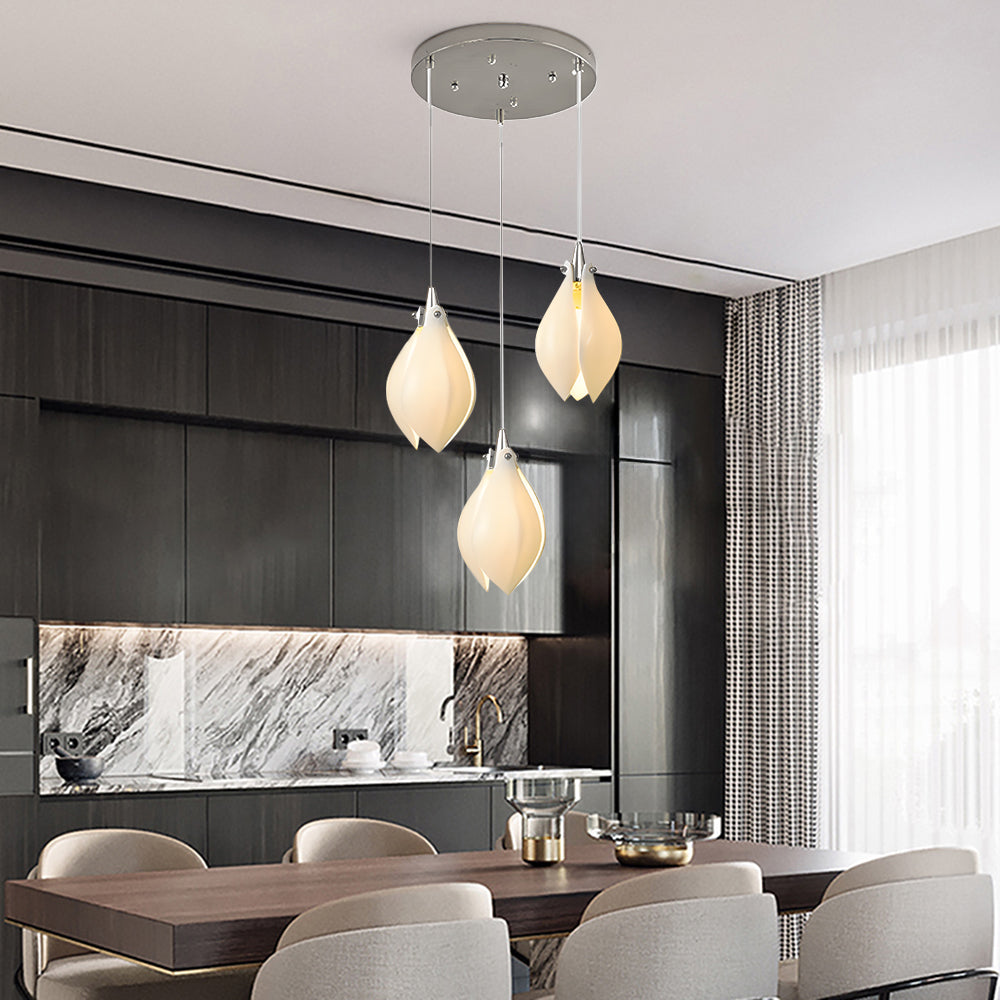 Bitopek Luxury Metal Ceramic Pendant Light Living Room Bedroom