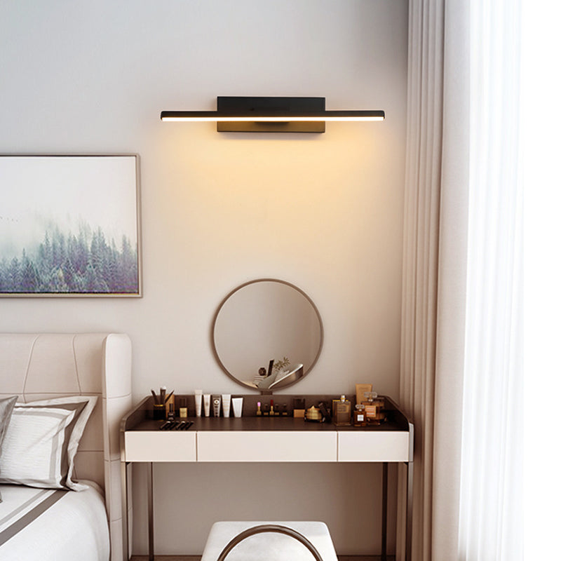 Darin Rotatable Wall Lamp for Bedroom, Black/White-Relic Pieces