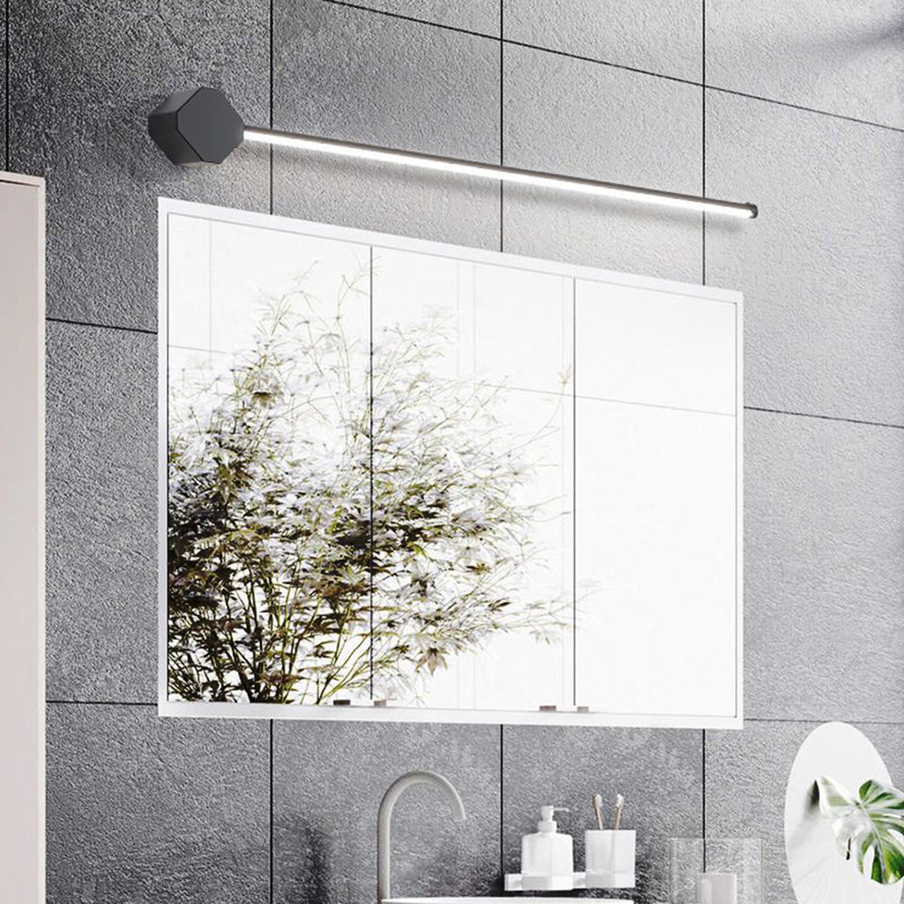 Tovilok Minimalist Square Linear Metal/ Wall Lamp, Black/White