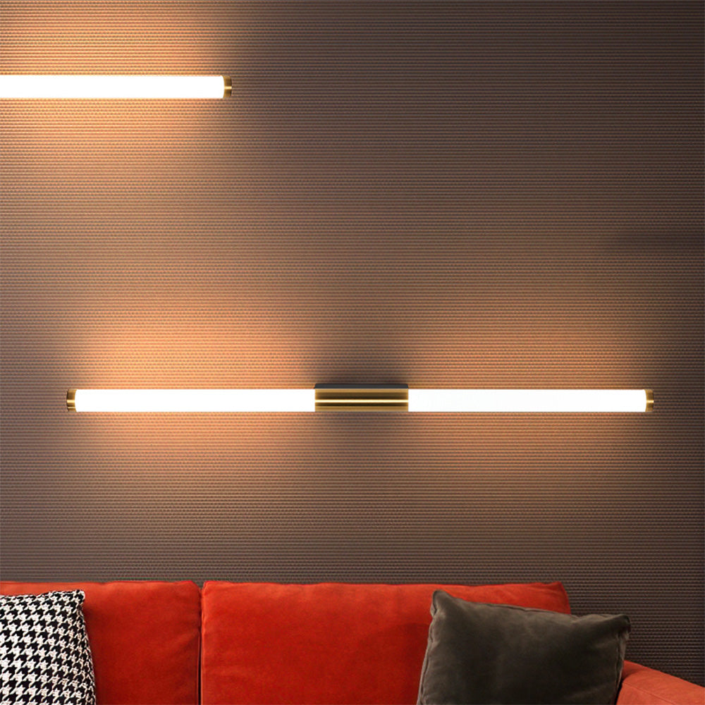 Retiser Modern Linear Cooper White Mirror Front Wall Lamp