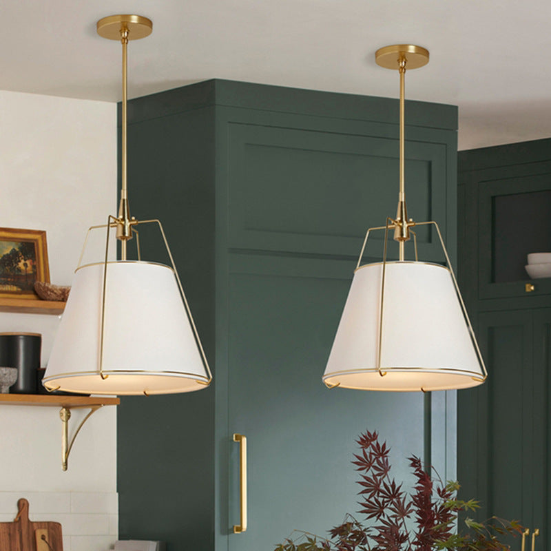 Sagedide Pendant Light Fabric Dinging Room Modern Conical