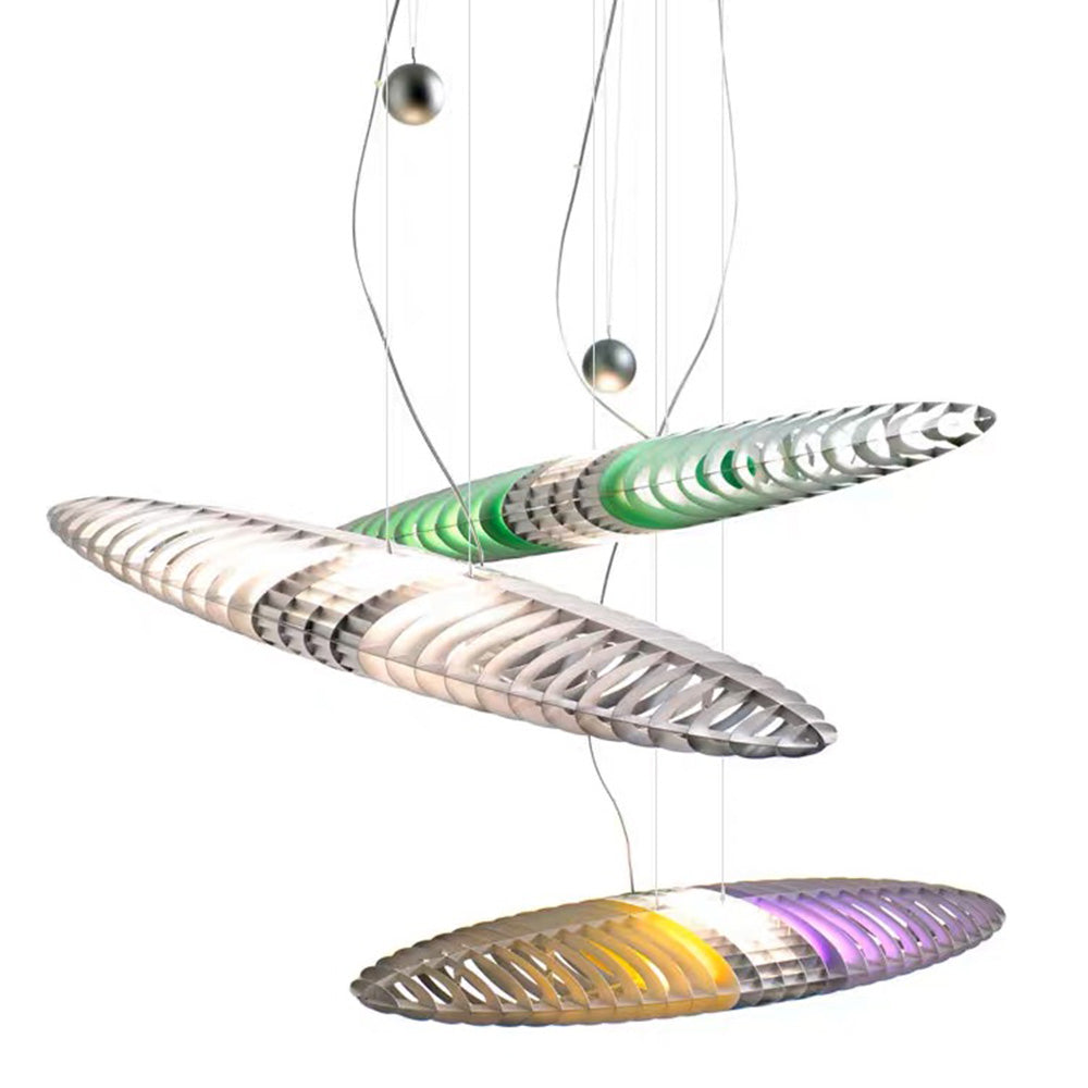Nesosud Modern Stainless Steel Pendant Light, 4 Color