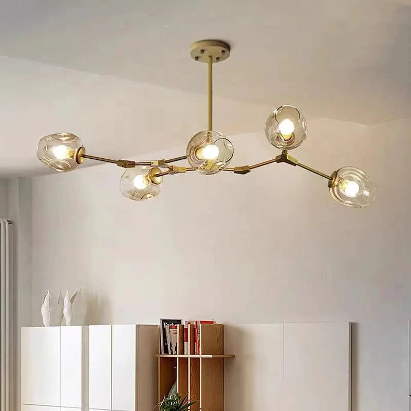 Zerin Nordic Modern Glass Pendant Light Clear Bubble-Relic Pieces