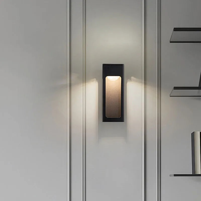 Teniq Modern Waterproof Minimalist Geometric Outdoor Wall Light-Relic Pieces