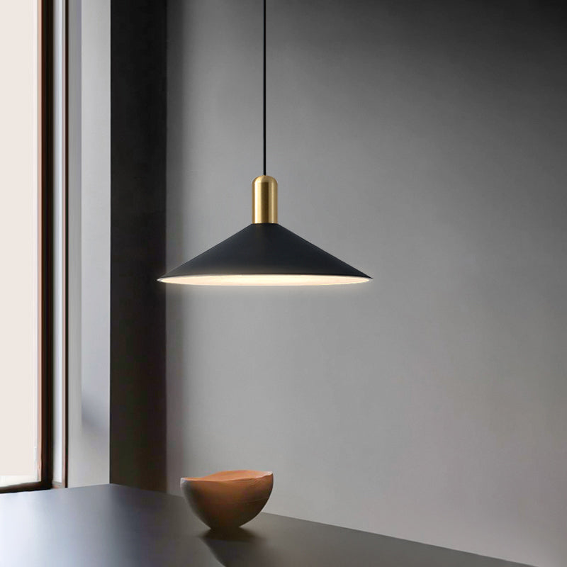 Zelusid Vintage Umbrella Monochrome Pendant Light