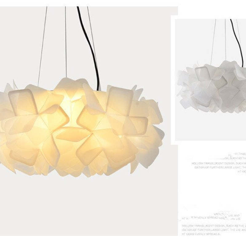 Pikegena Modern Multicolour Decorative Flower Pendant Light