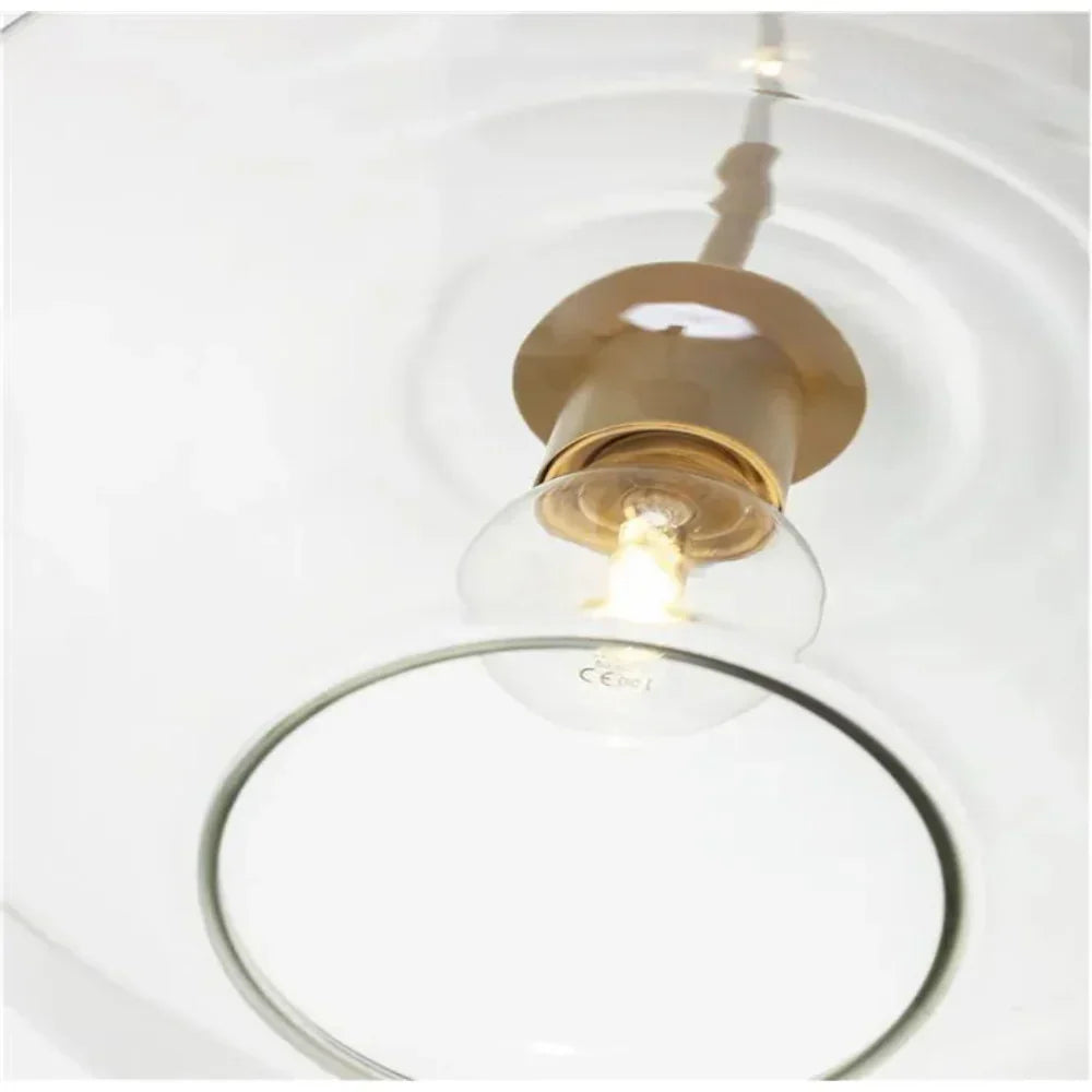 Virelo Pendant Light Glass Clear/Amber Diamond-Relic Pieces