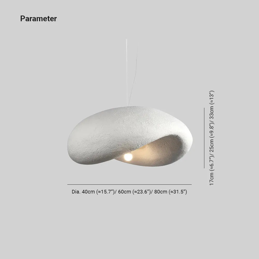 Cosmo Modern Cloud-shape Wabi Sabi Style Pendant Light-Relic Pieces