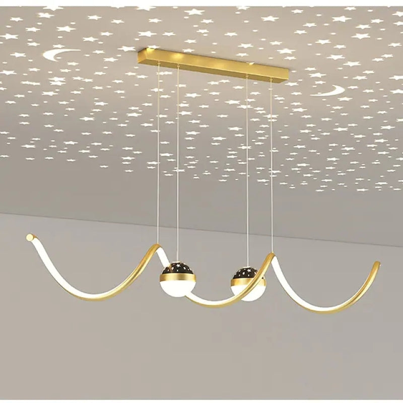 Sopebok Nordic Globe Wavy Metal/ Pendant Light