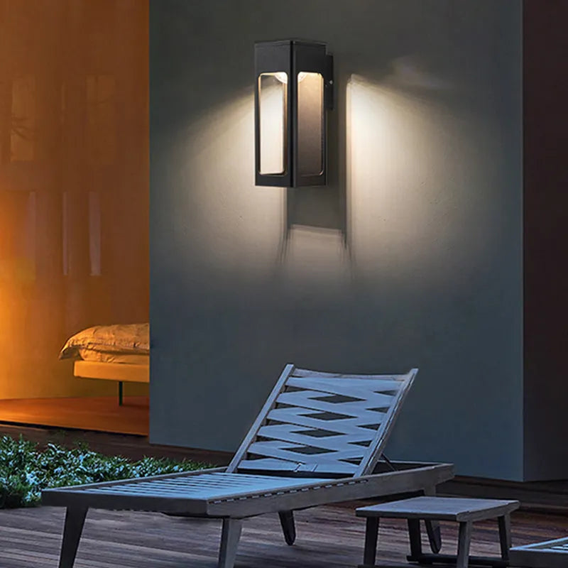 Teniq Modern Waterproof Minimalist Geometric Outdoor Wall Light-Relic Pieces