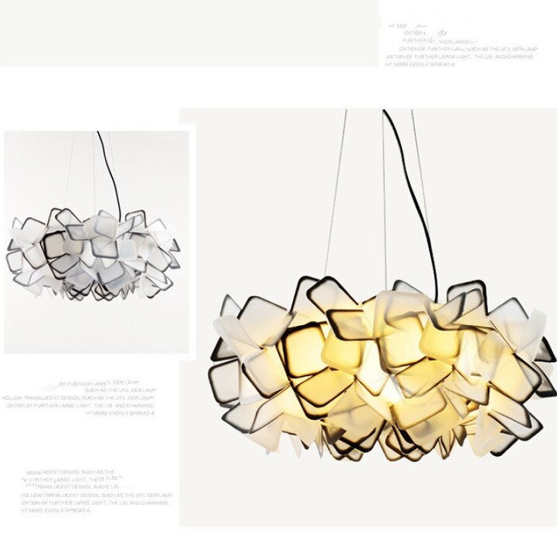 Pikegena Modern Multicolour Decorative Flower Pendant Light