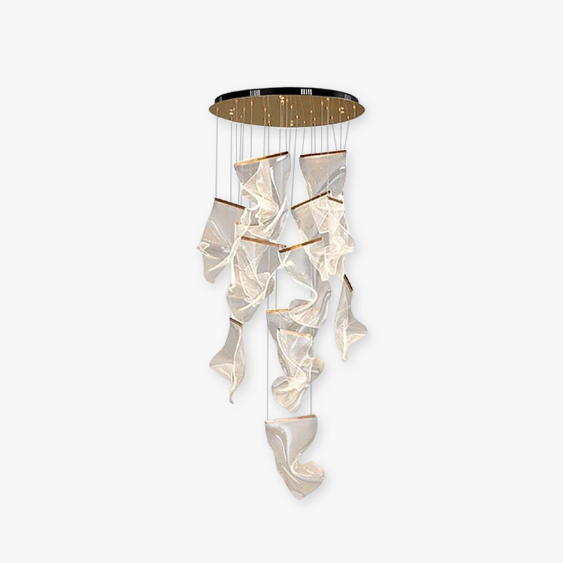 Melibami Luxury Artistic Chandelier, Gold