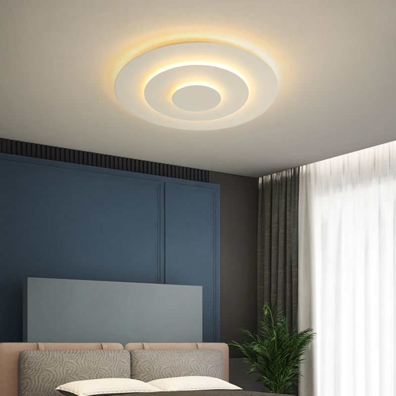 Marvion Ceiling Light White Floral Contemporary-Relic Pieces