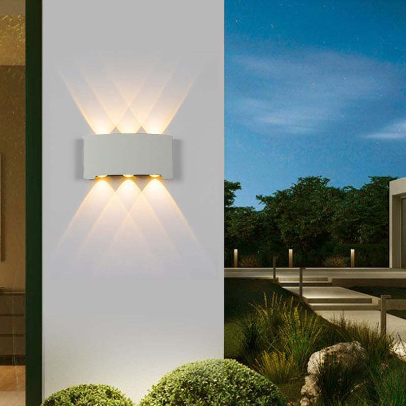 Nirex Wall Lamp Modern Rectangular Outdoor Water-wave-Relic Pieces