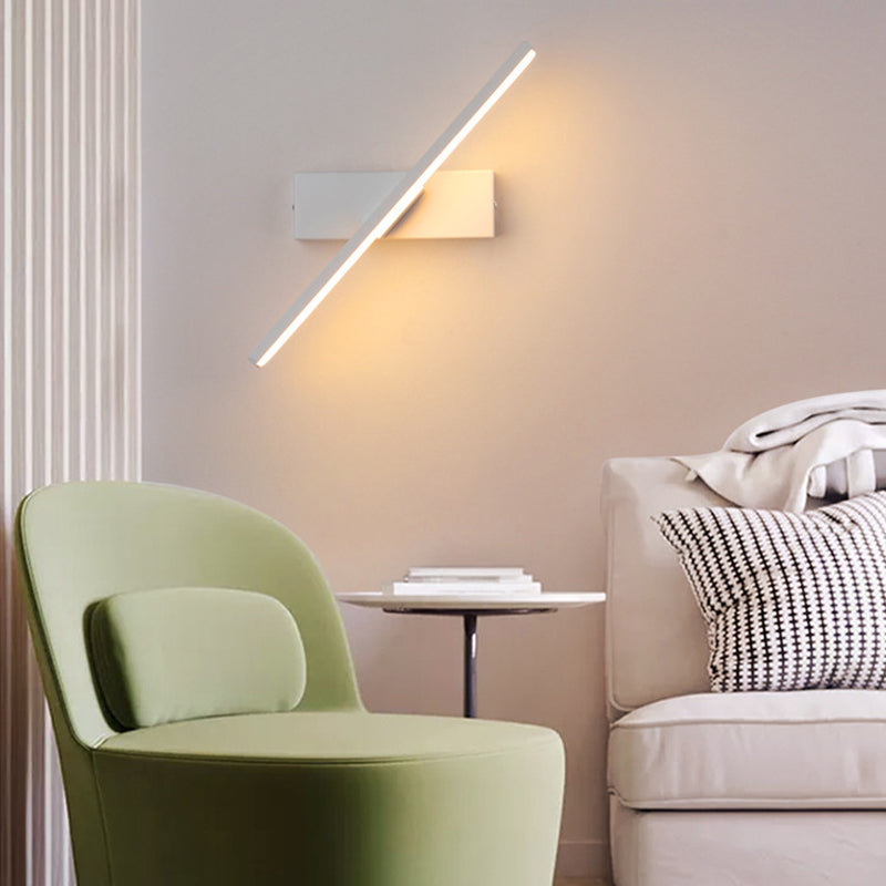 Darin Rotatable Wall Lamp for Bedroom, Black/White-Relic Pieces