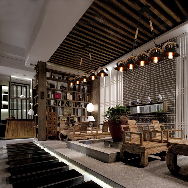 Mirikul Vintage LED Black Pendant Light Metal Dining Room/Cafe