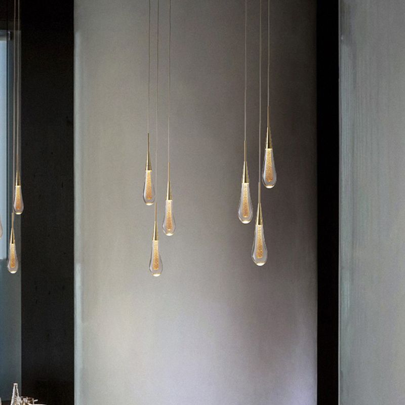 Orlith Pendant Light Gold Crystal-Relic Pieces
