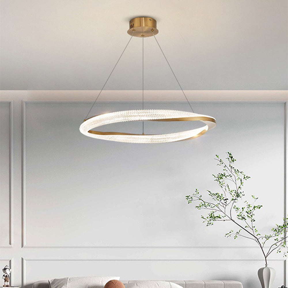 Cilavul Pendant Light, Aluminium & Arcylic, 1/2 Rings, 2 Color