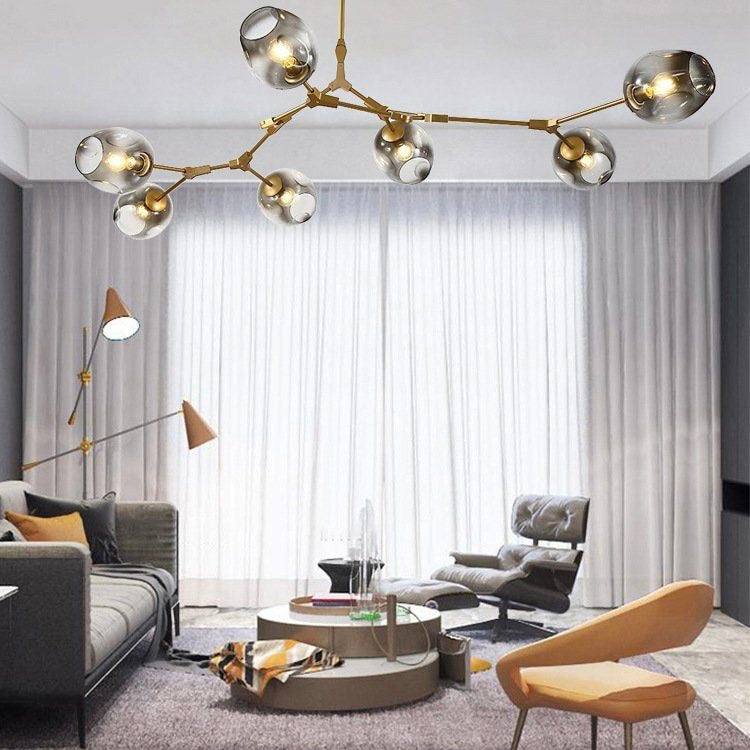 Zerin Nordic Modern Glass Pendant Light Clear Bubble-Relic Pieces