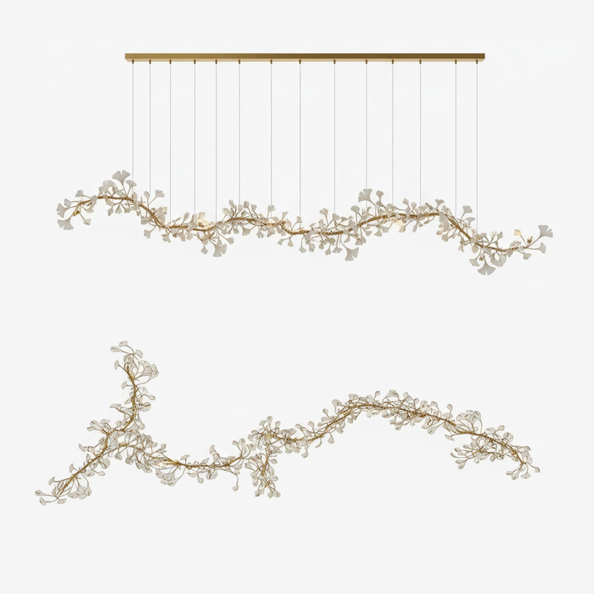 Thalorienne Gingko Chandelier