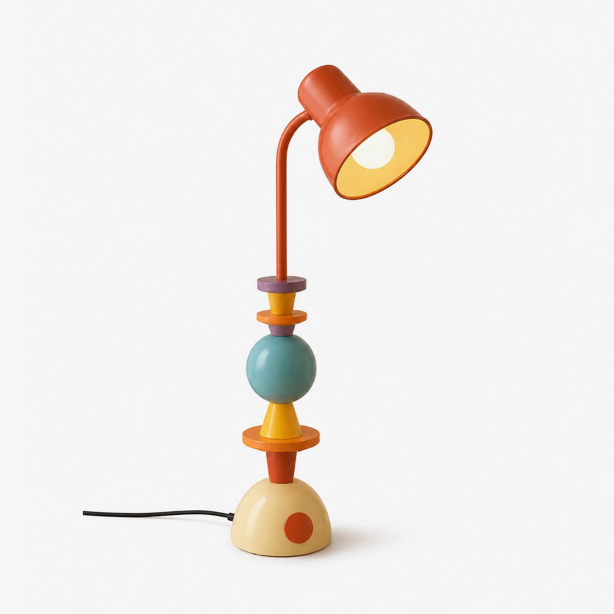 Zelora Playform Color Block Table Lamp