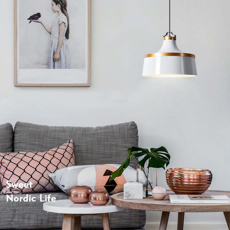 Bipeder Modern Colorful Single Pendant Light, Metal Shade
