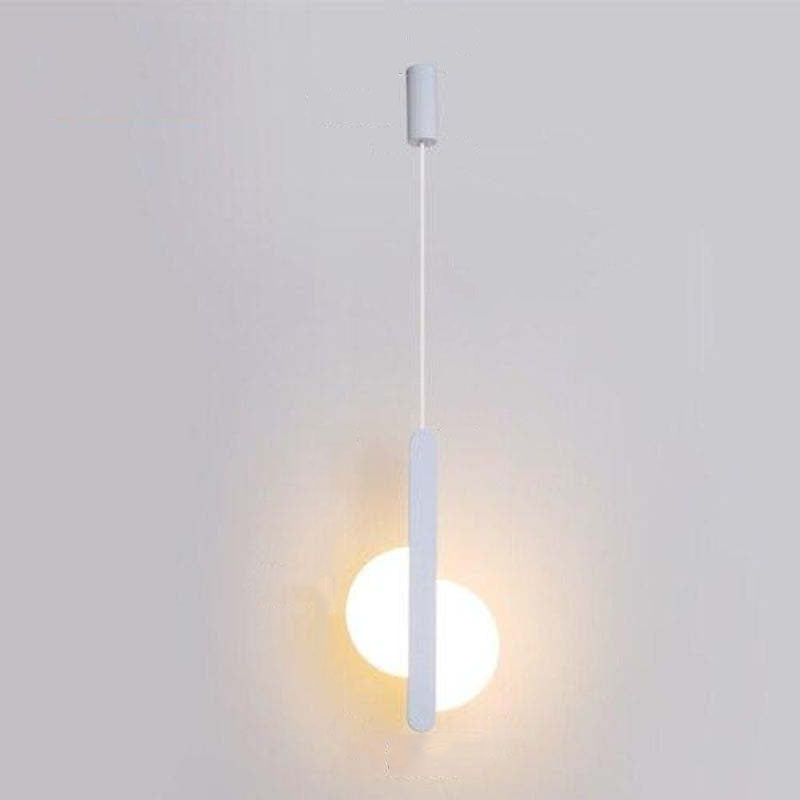 Kori Modern LED Pendant Light Black/White Living Room-Relic Pieces