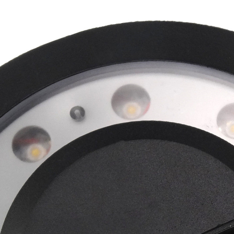 Kineped Wall Lamp Flying Saucer, Metal LED, Black, Outdoor