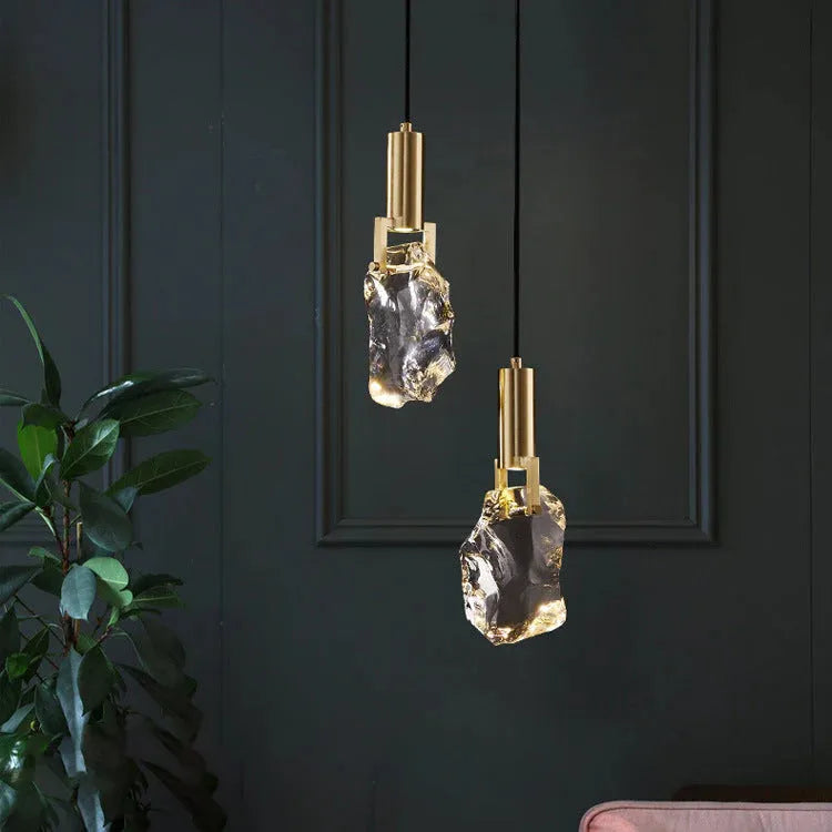 Elquin Pendant Light Crystal Cylindrical Shape-Relic Pieces