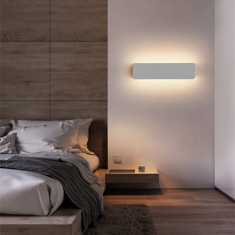 Nekugir LED Metal Indoor Wall Lamp Rotatable, White