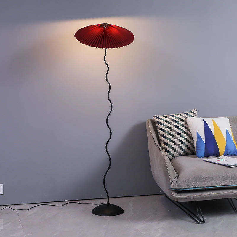 Kodesir Modern Mushroom Fabric Led Floor Lamp