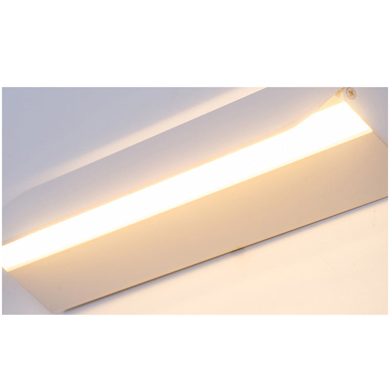 Nekugir LED Metal Indoor Wall Lamp Rotatable, White