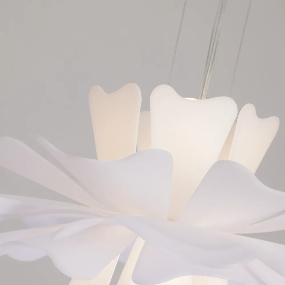 Eldor Elegant Flower Pendant Light White-Relic Pieces