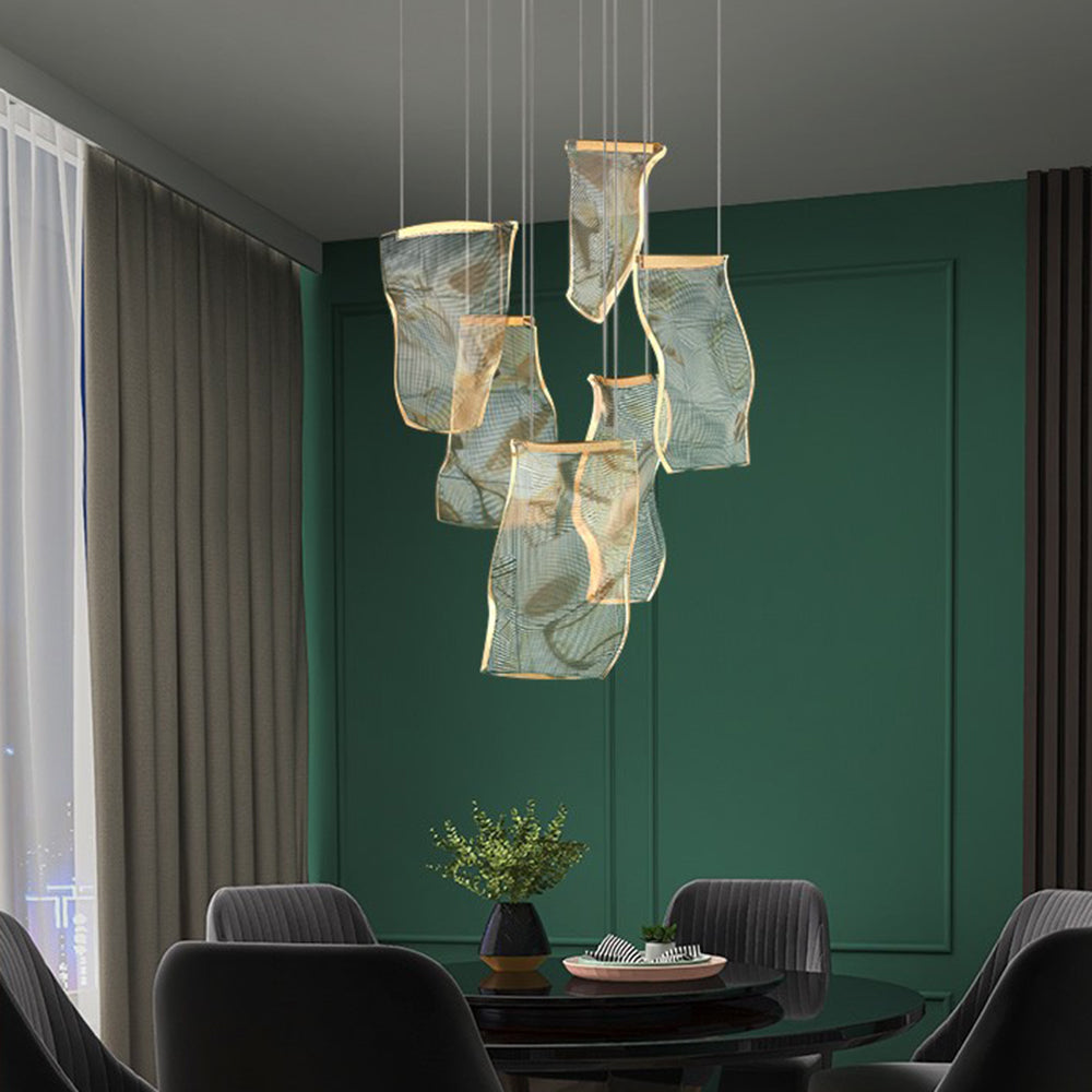 Melibami Luxury Artistic Chandelier, Gold