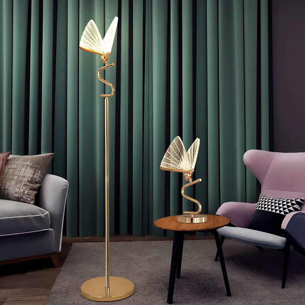 Bevogen Butterfly Chandelier Table & Floor Lamp, 4 Styles