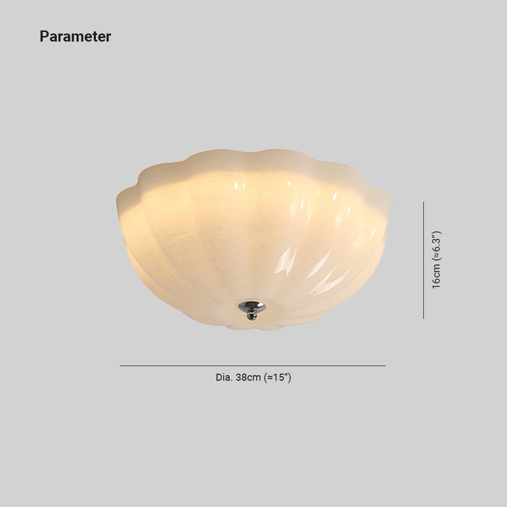 Bosobed Modern Cute Design LED Flush Mount Ceiling Light White Bedroom