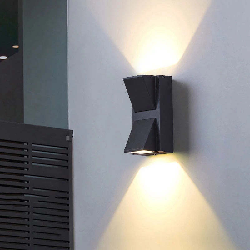 Terin Modern Black LED Outdoor Wall Lamp-Relic Pieces