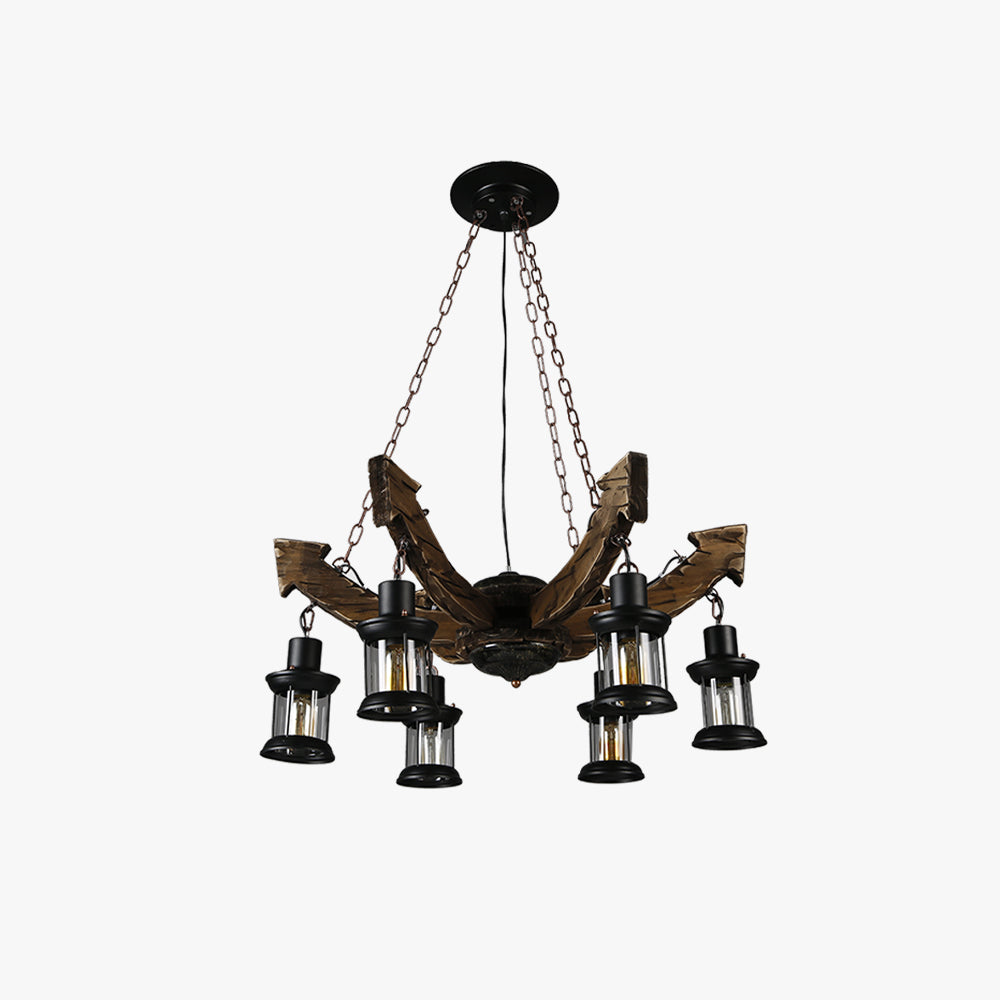 Segekok Pendant Light Mid Century/Modern, Metal/Wood, Dining Room
