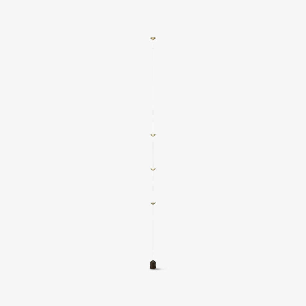 Wotigek Flush Mount Ceiling Light Modern, Metal, Walnut/Natural