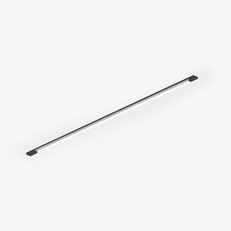 Evoa Modern Slim Linear Black LED Wall Lamp-Relic Pieces