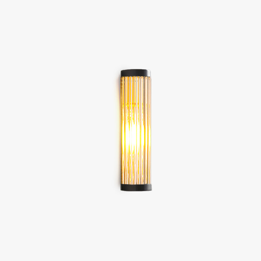 Seluno Wall Lamp Modern Semi-Cylindrical Outdoor Black-Relic Pieces