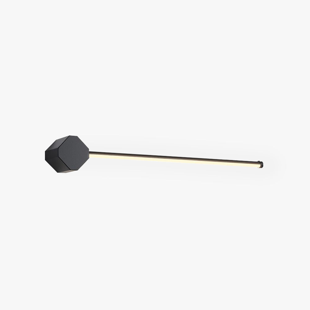 Tovilok Minimalist Square Linear Metal/ Wall Lamp, Black/White