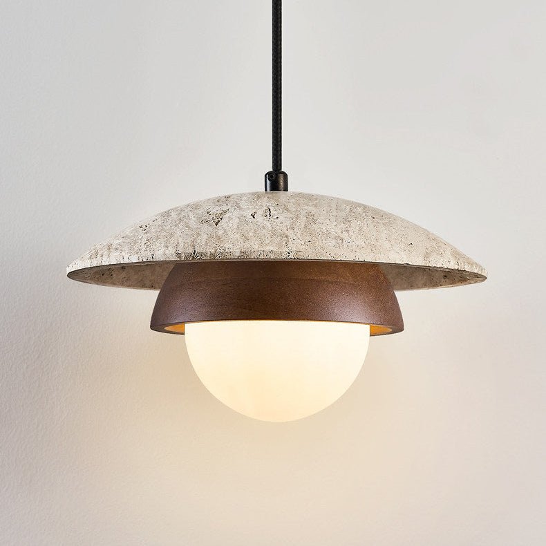 Seruenne Travertine Pendant Light
