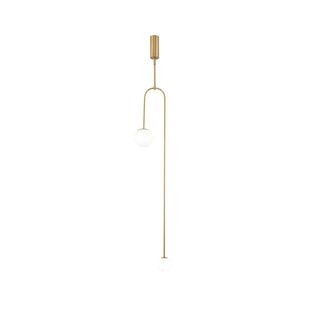 Fakegod Minimalist Linear Mobile Pendant Light, Black