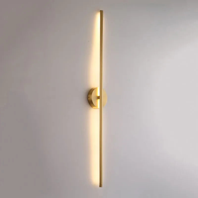 Dorina Wall Lamp Modern Linear &Silica Gel Gold-Relic Pieces