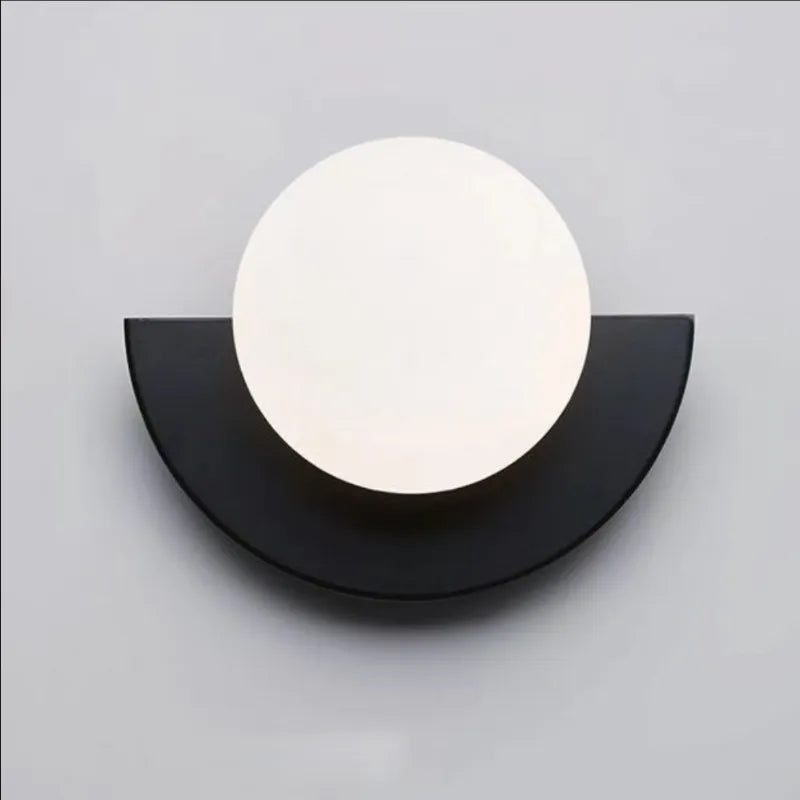 Solvire Wall Lamp Half Circle Globe-Relic Pieces