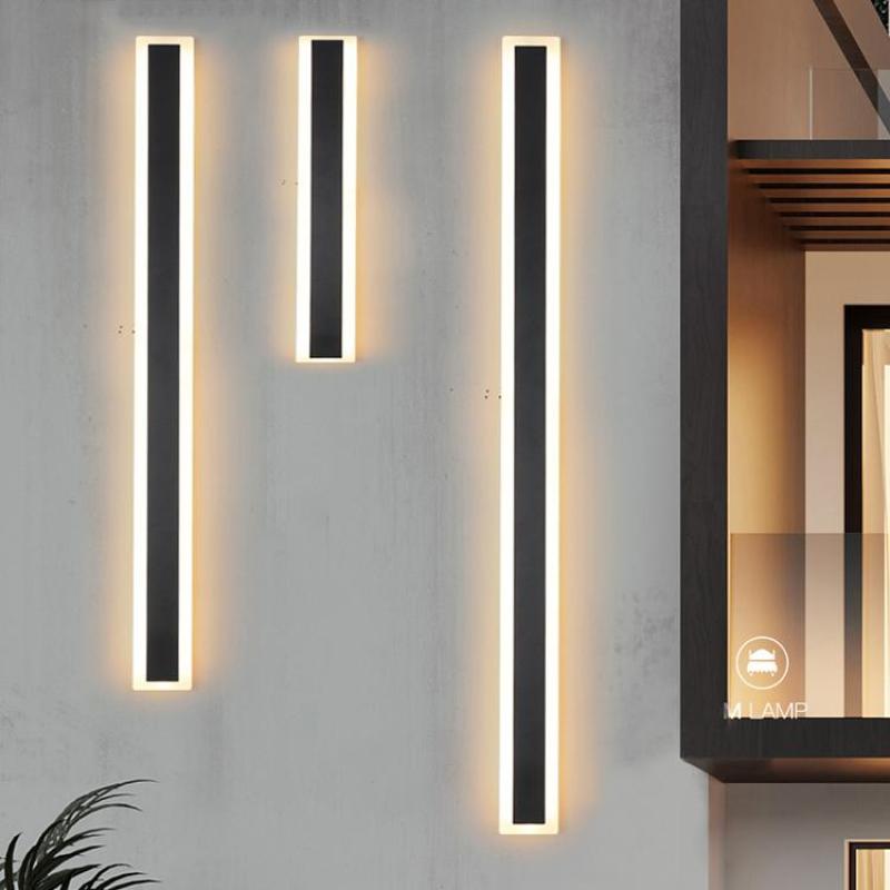Virex Linear Outdoor Wall Lamp-Relic Pieces