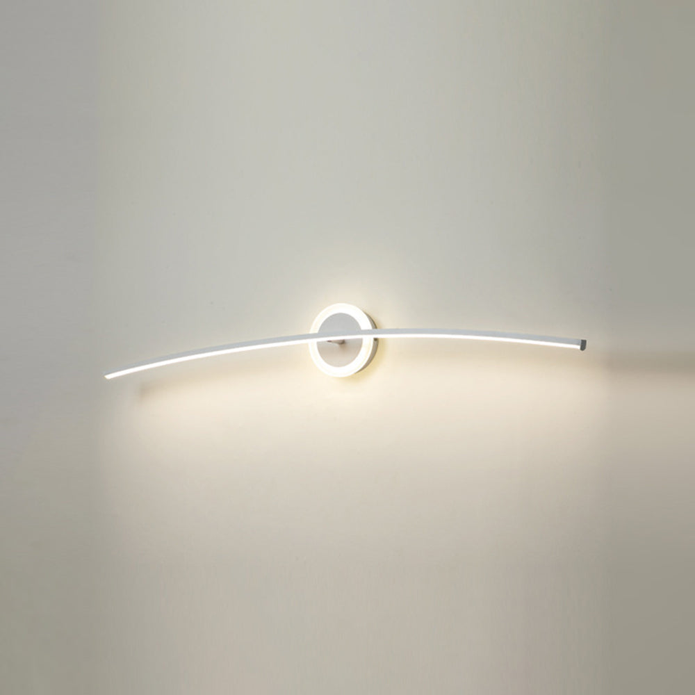Zutatok Modern Linear Metal Wall Lamp, White