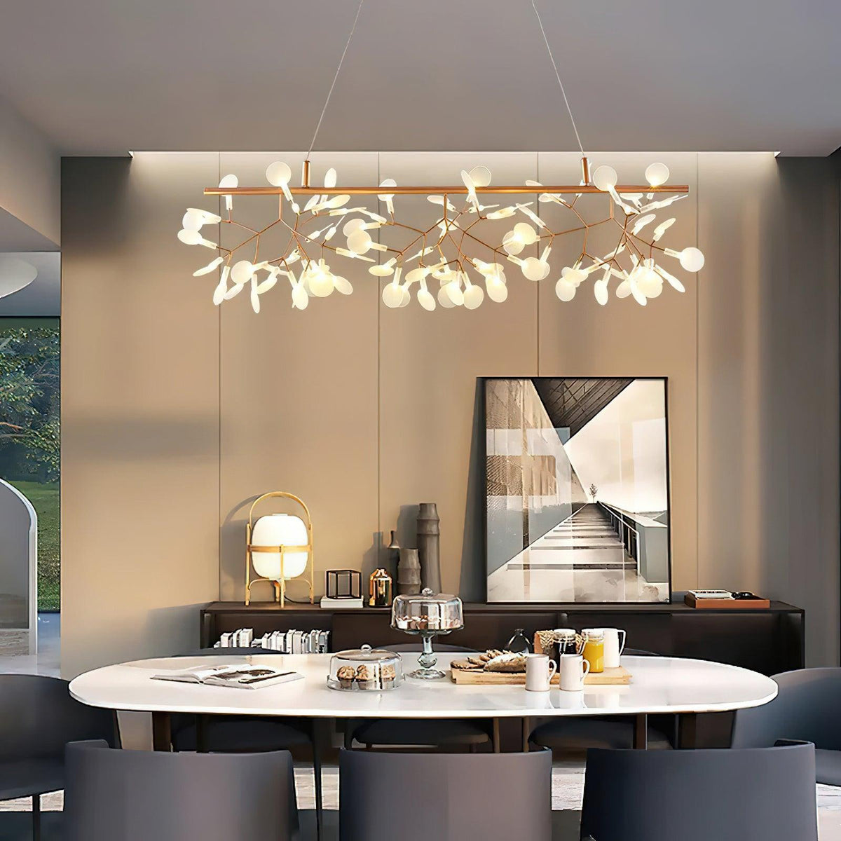 Seloraine Long Style Firefly LED Chandelier