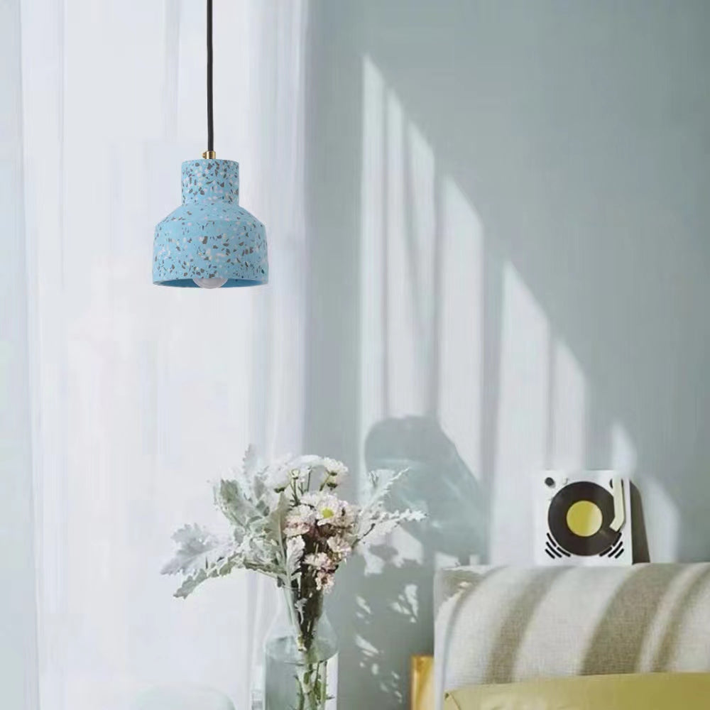Leropus Pendant Light, Cement, Modern & Industrial, 4 Color